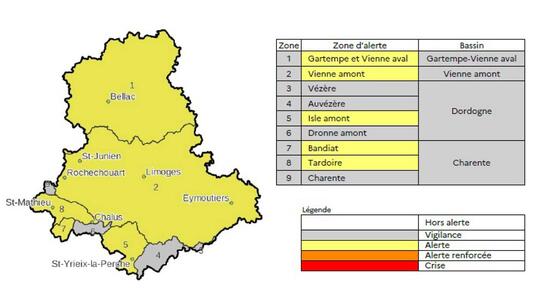 La Haute-Vienne bascule en alerte