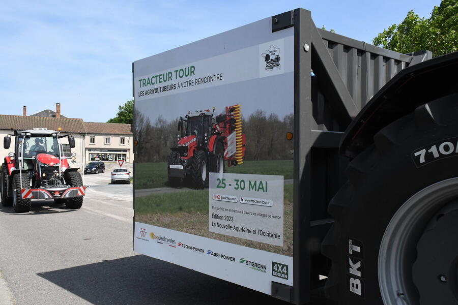 Le Tracteur tour s'achève à Châlus