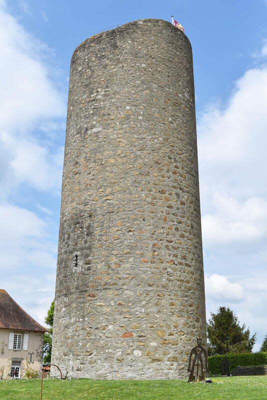 Les vestiges de la chapelle. 